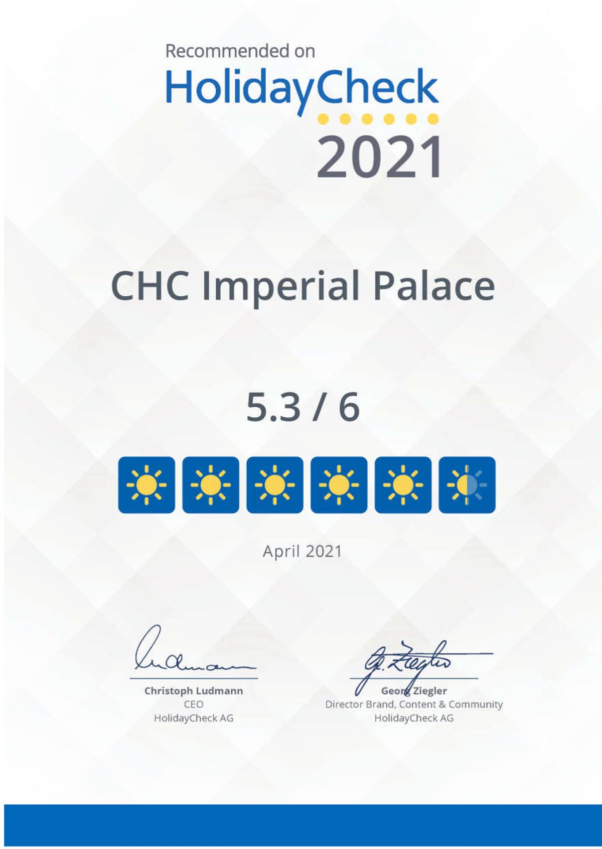 hotel chc imperial palace 4*